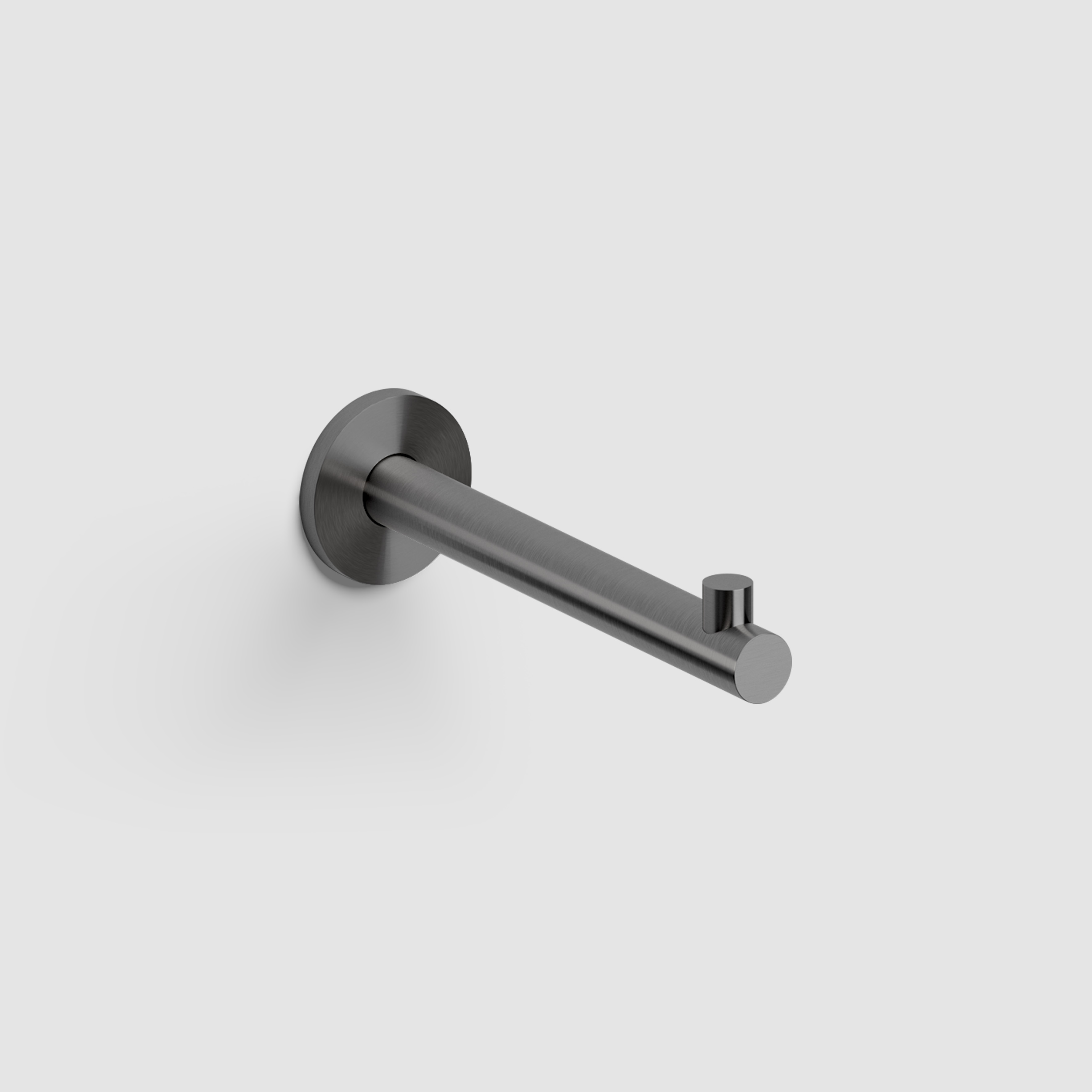 Clou Kaldur toiletrolhouder, recht, gunmetal geborsteld PVD CL/09.05031.84